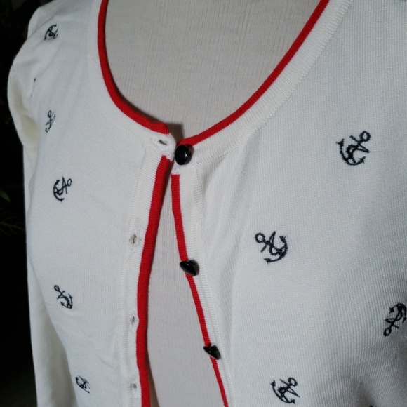 NWT ModCloth Nautical Cardigan - Picture 5 of 7